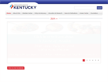 Tablet Screenshot of kentucky-nurses.org